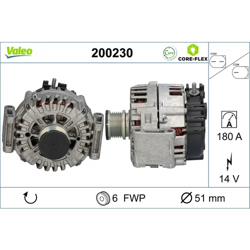 Alternátor VALEO 200230
