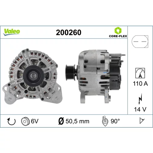 Alternátor VALEO 200260