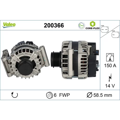 Alternátor VALEO 200366
