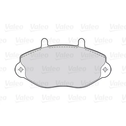 Sada brzdových platničiek kotúčovej brzdy 301037 /VALEO/ - obr. 1