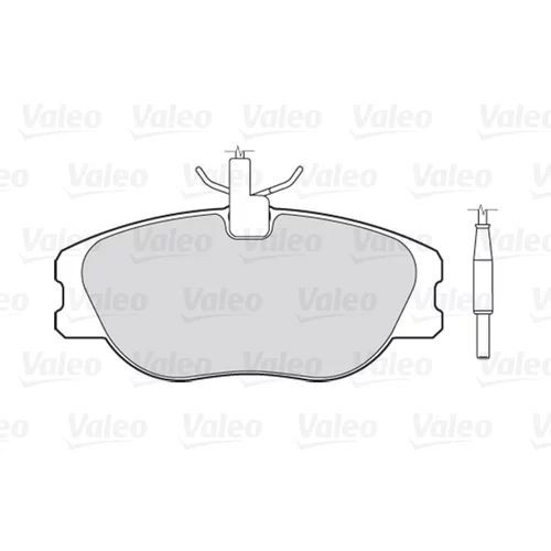 Sada brzdových platničiek kotúčovej brzdy 301064 /VALEO/ - obr. 1