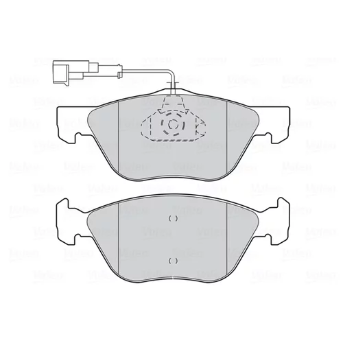 Sada brzdových platničiek kotúčovej brzdy 301065 /VALEO/ - obr. 1