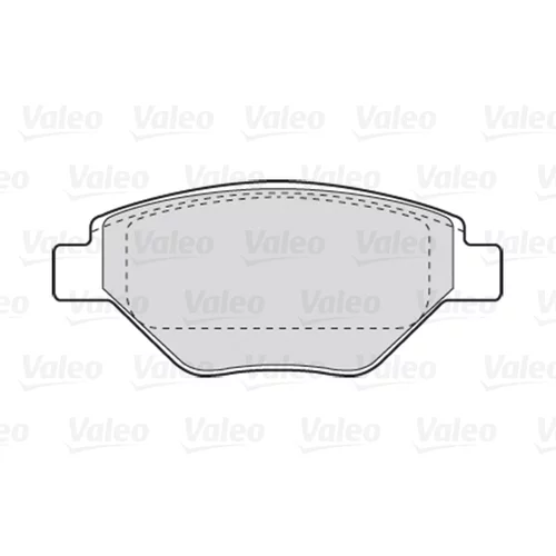 Sada brzdových platničiek kotúčovej brzdy 301557 /VALEO/ - obr. 1