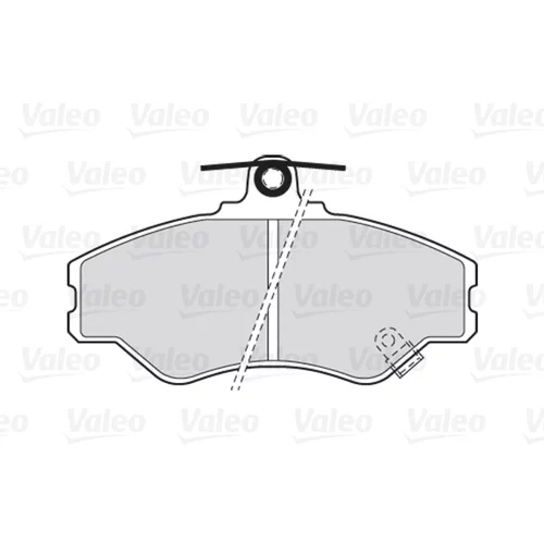 Sada brzdových platničiek kotúčovej brzdy 301634 /VALEO/ - obr. 1