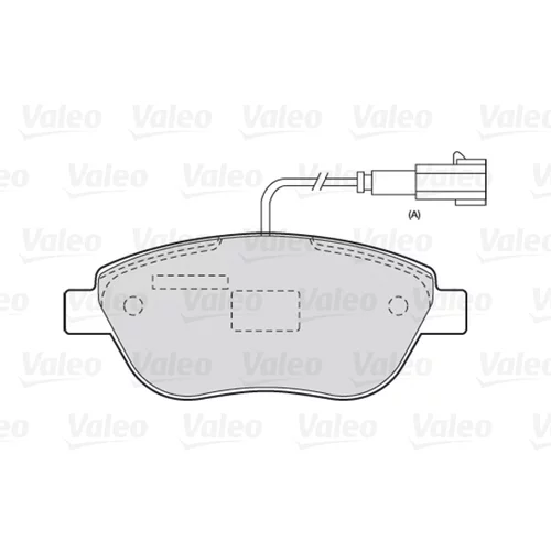Sada brzdových platničiek kotúčovej brzdy 301721 /VALEO/ - obr. 1