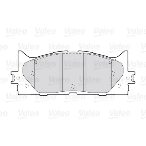 Sada brzdových platničiek kotúčovej brzdy 301890 /VALEO/ - obr. 1