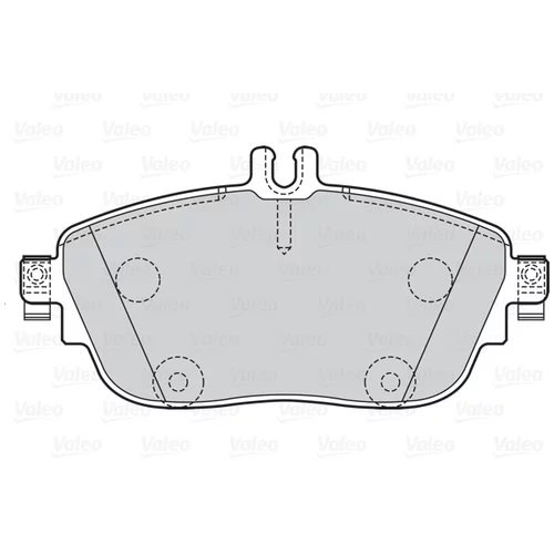 Sada brzdových platničiek kotúčovej brzdy 302210 /VALEO/ - obr. 1