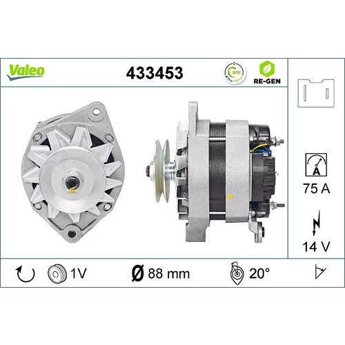 Alternátor VALEO 433453