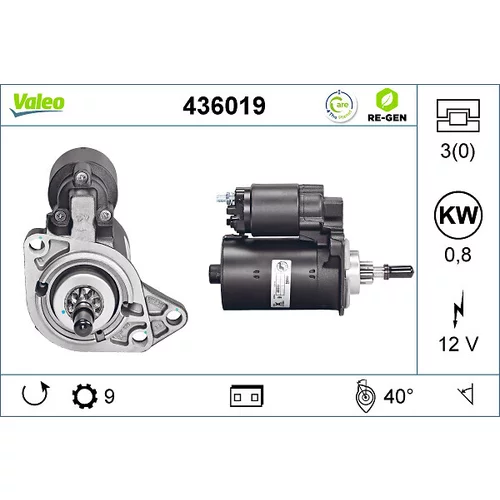 Štartér VALEO 436019