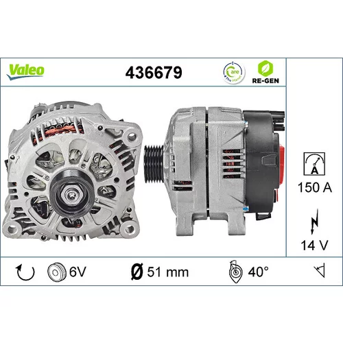 Alternátor VALEO 436679