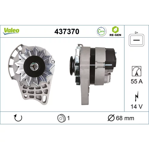 Alternátor VALEO 437370