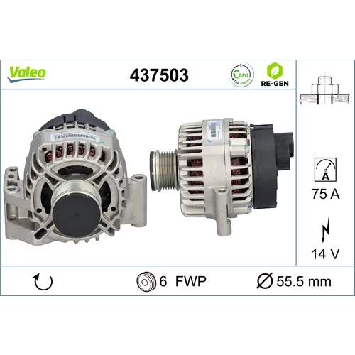 Alternátor VALEO 437503