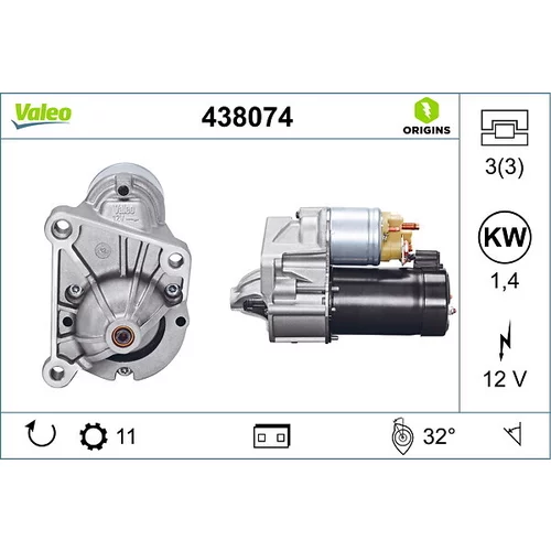 Štartér VALEO 438074