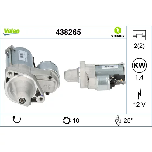 Štartér VALEO 438265