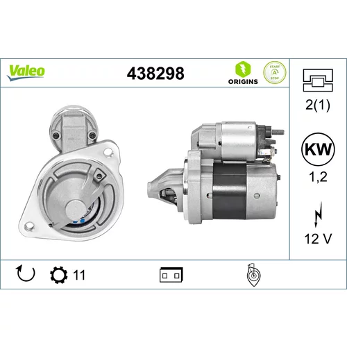 Štartér VALEO 438298