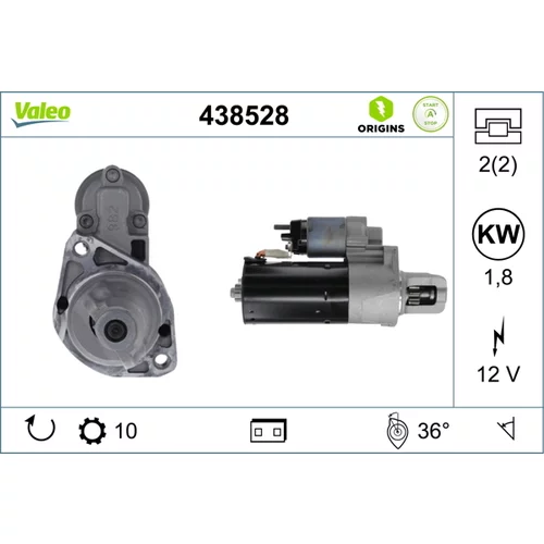 Štartér VALEO 438528
