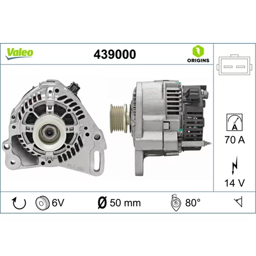 Alternátor VALEO 439000