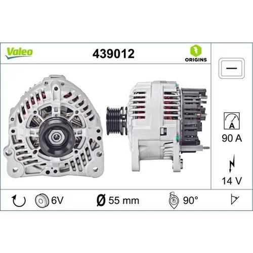 Alternátor 439012 /VALEO/