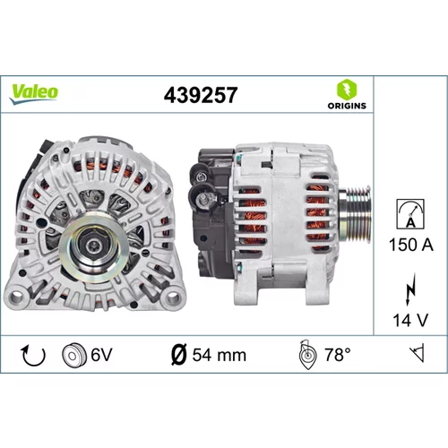 Alternátor VALEO 439257