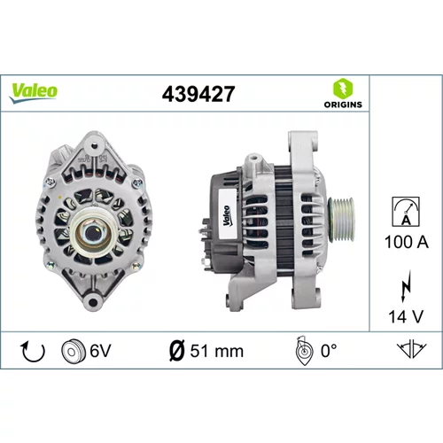 Alternátor VALEO 439427