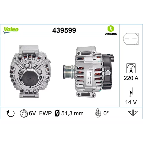 Alternátor VALEO 439599