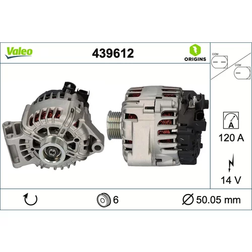 Alternátor VALEO 439612
