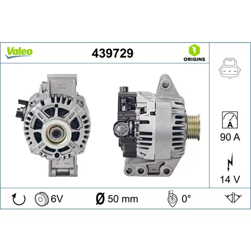Alternátor VALEO 439729