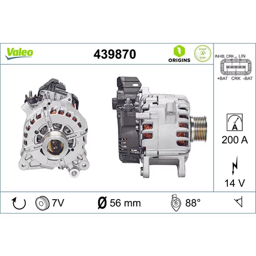 Generátor zapaľovania VALEO 439870