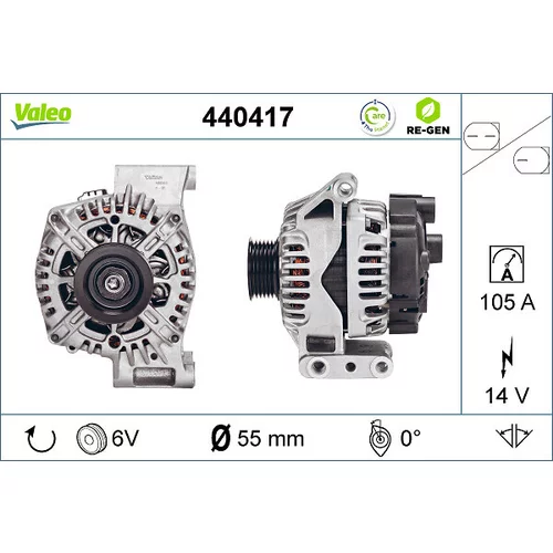 Alternátor VALEO 440417