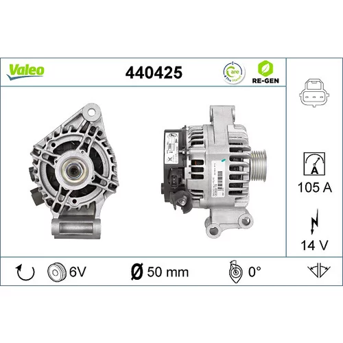 Alternátor VALEO 440425