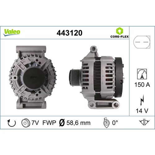 Alternátor VALEO 443120