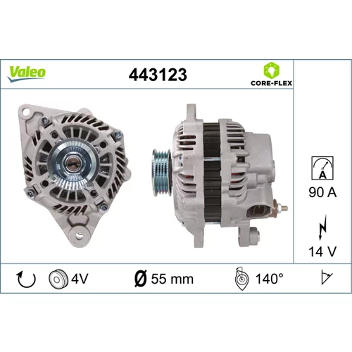 Alternátor VALEO 443123