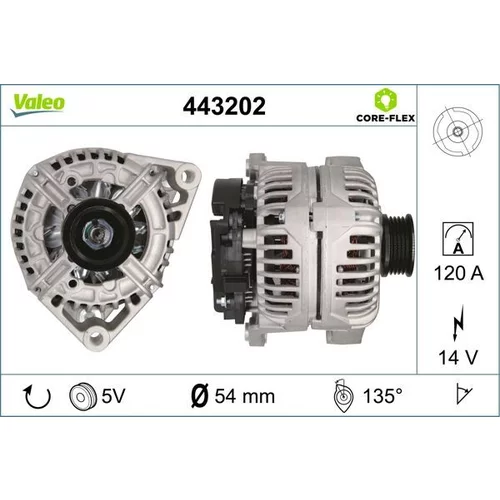 Alternátor 443202 /VALEO/