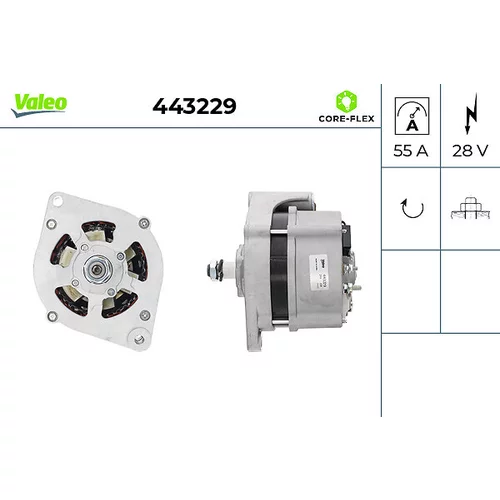 Alternátor VALEO 443229