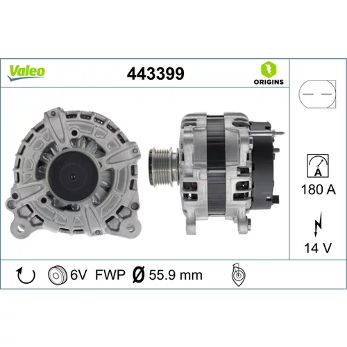 Alternátor VALEO 443399