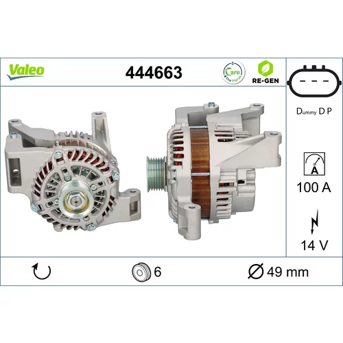 Alternátor VALEO 444663