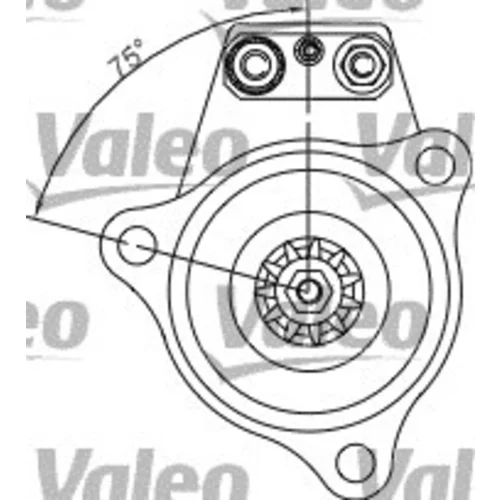 Štartér 455524 /VALEO/ - obr. 1