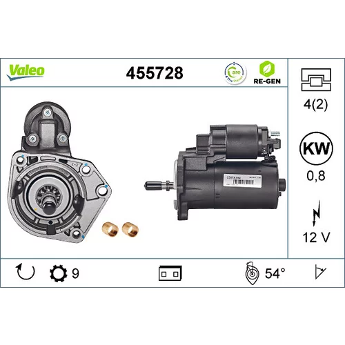 Štartér VALEO 455728