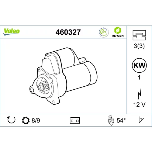 Štartér VALEO 460327
