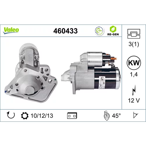 Štartér VALEO 460433