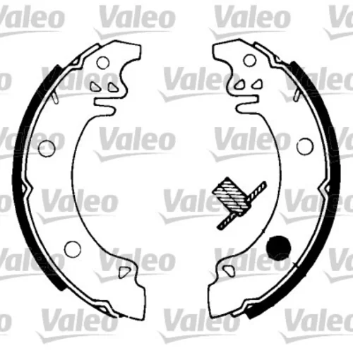 Sada brzdových čeľustí 562049 /VALEO/ - obr. 1
