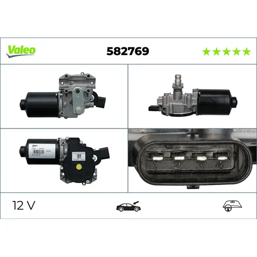 Motor stieračov VALEO 582769