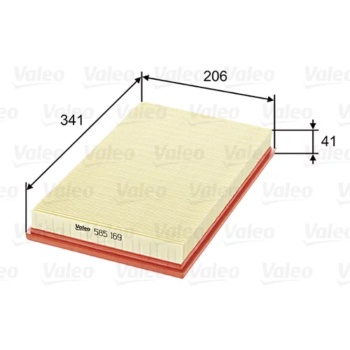 Vzduchový filter 585169 /VALEO/