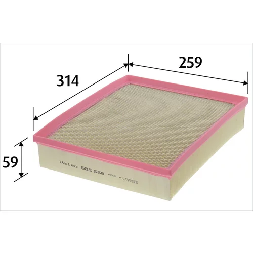 Vzduchový filter VALEO 585558