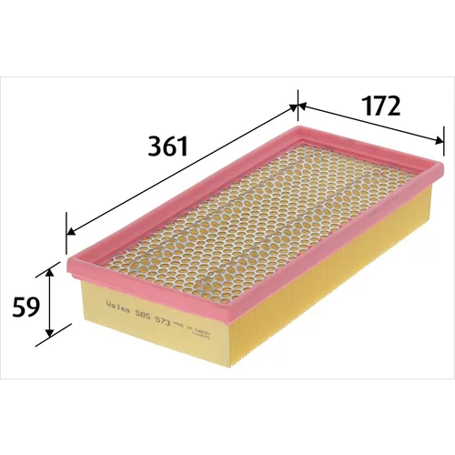 Vzduchový filter VALEO 585573