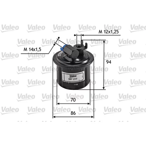 Palivový filter VALEO 587217
