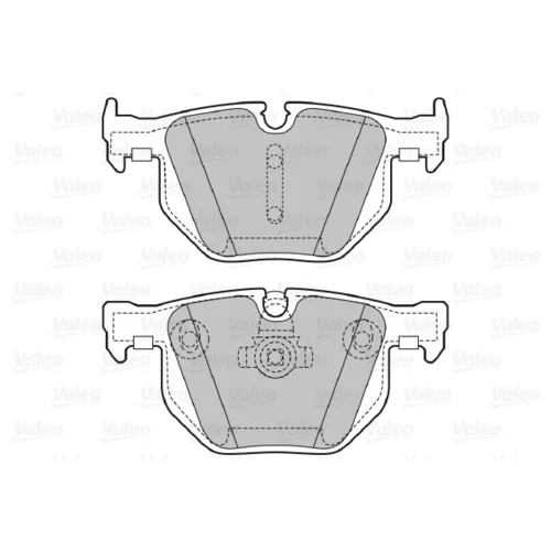 Sada brzdových platničiek kotúčovej brzdy 598754 /VALEO/ - obr. 1