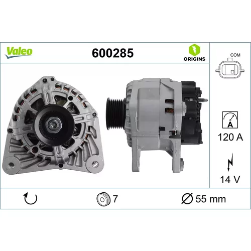 Alternátor VALEO 600285