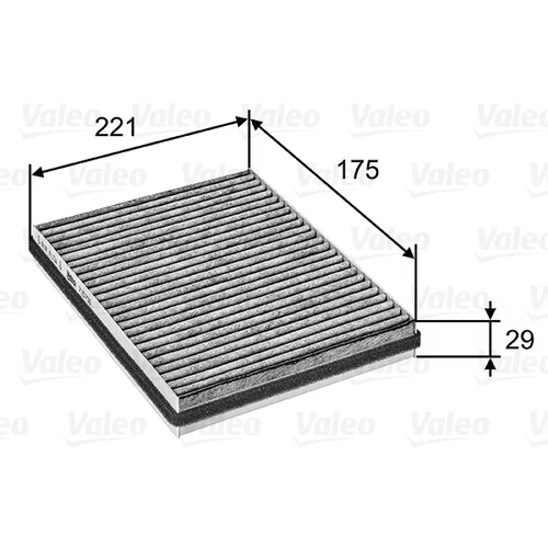 Filter vnútorného priestoru VALEO 715750
