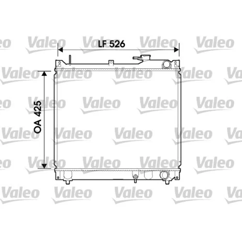 Chladič motora 734162 /VALEO/